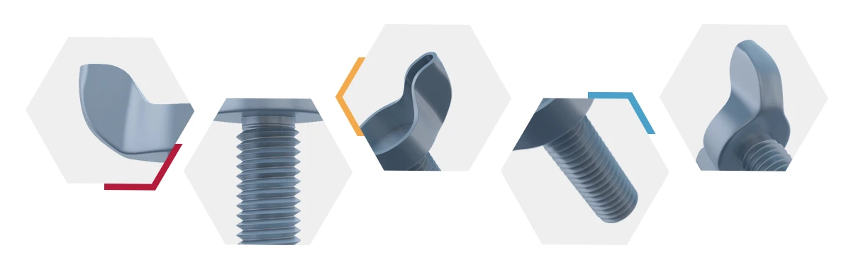 Wing Head Bolt details